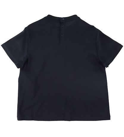 Emporio Armani T-Shirt - Navy m. Wit