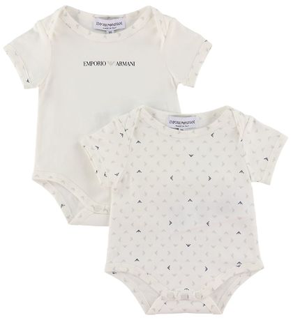 Emporio Armani Bodys k/ä - 2er-Pack - Aquilebianche