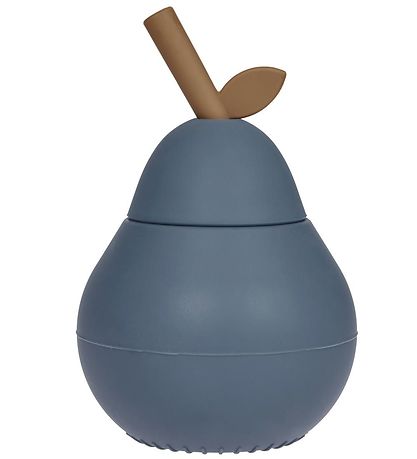OYOY Bolli M. sogrör - Pera - Sílikon - Blár