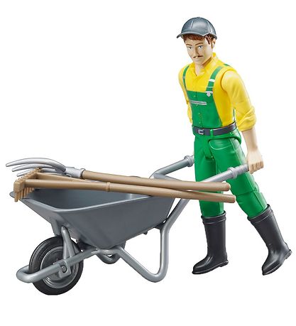 Bruder Figur - bworld - Bauer m. Zubehör - 62610