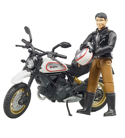 Bruder Figure w. Scrambler Ducati Desert Sled - bworld - 63051