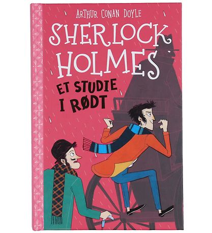 Gads Forlag Book - Sherlock Holmes - A Study I Red - Danish