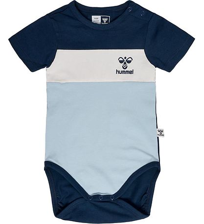 Hummel Bodysuit s/s - hmlAzur Block - Dress Blue