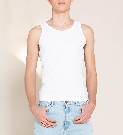 Finger In The Nose Tanktop - Rib - White