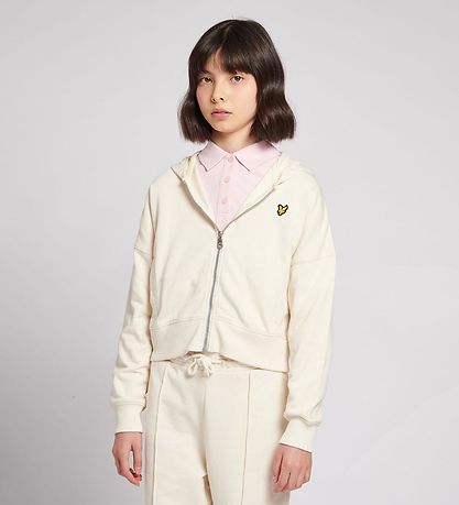 Lyle & Scott Cardigan w. Hood - Turtle Dove