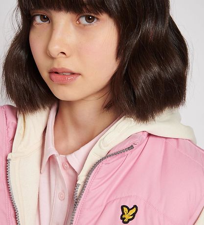 Lyle & Scott Dunväst - Orchid Rök