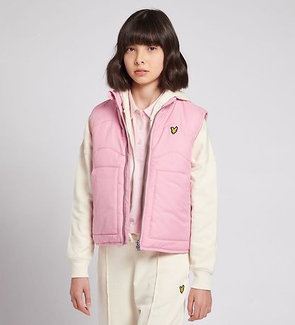 Lyle & Scott Dunväst - Orchid Rök