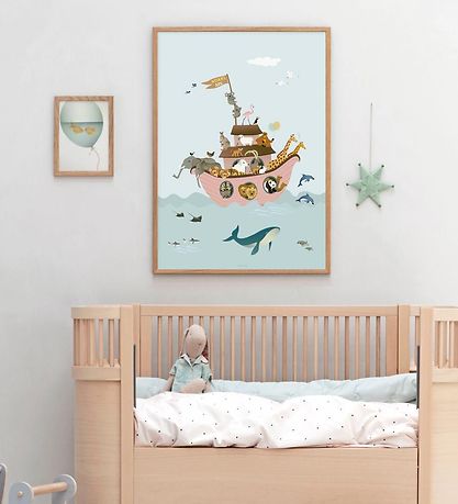 Vissevasse Veggspjald - 50x70 - Blað Noah