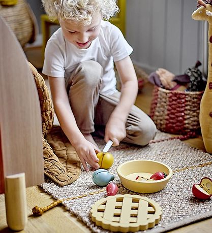 Bloomingville Play Food - 7 Parts - Gabie - Yellow