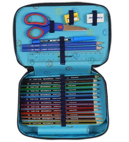 Jeune Premier Pencil Case w. Contents - Reflectosaurus