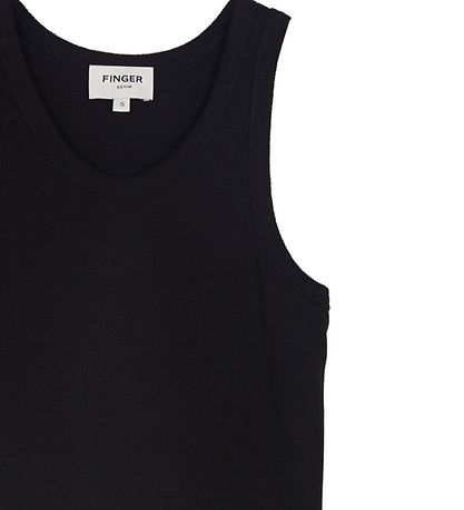 Finger In The Nose Tanktop - Rib - Black