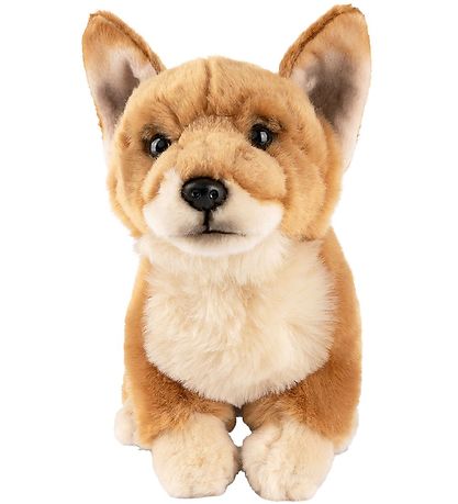 Living Nature Soft Toy - 23x21 cm - Dorgi - Brown