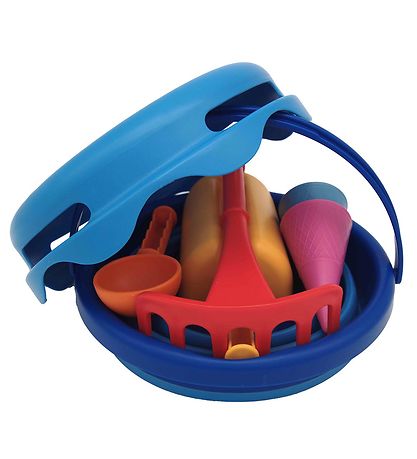 Compact Toys Strandsett - 7 Partar - Blár