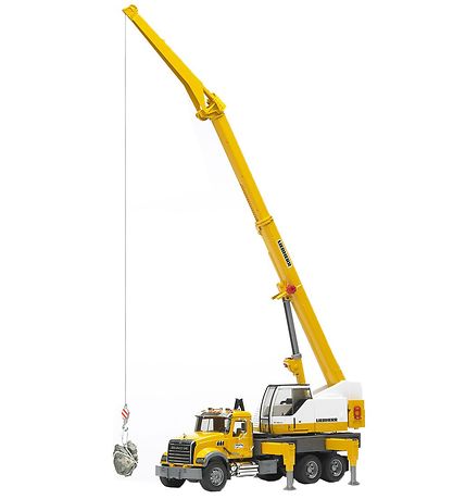 Bruder Werkmachine - Mack Graniet Liebherr Kraan - 02818