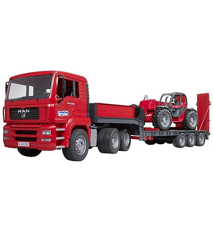 Bruder Truck - MAN TGA w. Manitou Telescopic loader - 02774