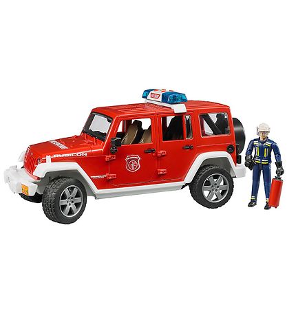 Bruder Auto - Jeep Wrangler Einsatzfahrzeug m. Licht/Sound - 025