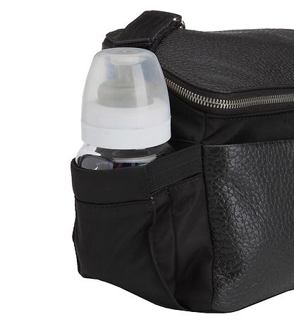 Storksak Skipulagshólf fyrir barnavagn - Leður - Alyssa - Black/