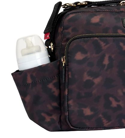Storksak Pram Organiser - Black/Leopard