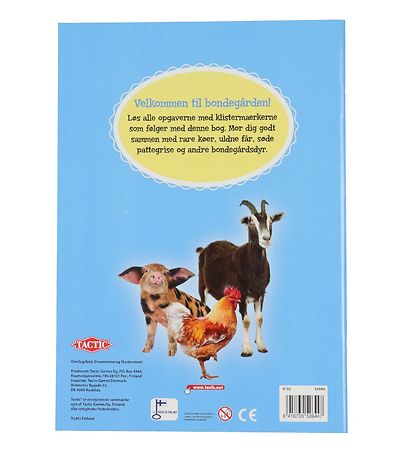 TACTIC Verkefnabók M. Límmiðar - Sætur Húsdýr - Dan