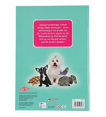 TACTIC Activity Book w. Stickers - Our Cute Little Animal Friend