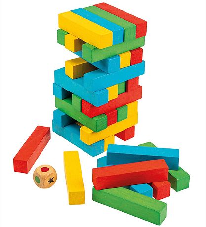 TACTIC Game - Rainbow Tower - Wooden Classic+