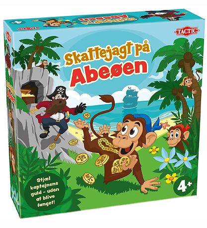 TACTIC Board Game - Treasure hunt on Monkey Island - Danish