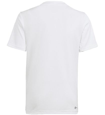 adidas Performance Stuttermabolur - U TR-ES Lógó T - Hvítt/Svart