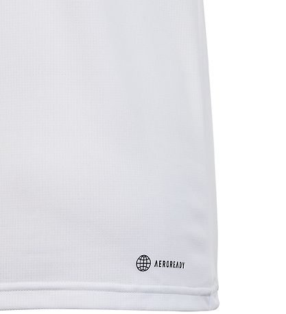 adidas Performance Stuttermabolur - U TR-ES Lógó T - Hvítt/Svart