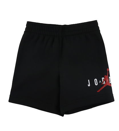 Jordan Sweat Shorts - Black w. Logo