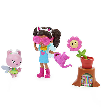 Gabby's Dollhouse Sett - 5 Partar - Gabby's Flower-rific Garden