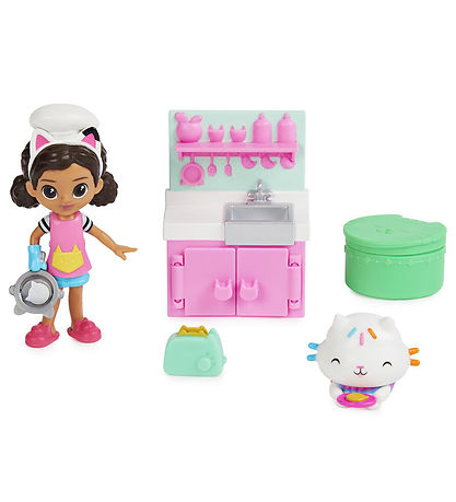 Gabby's Dollhouse Sett - 4 Partar - Gabby's Lunch & Munch