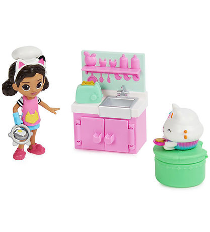 Gabby's Dollhouse Sett - 4 Partar - Gabby's Lunch & Munch