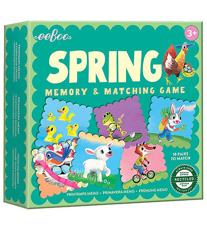 Eeboo Memory game - 18 Pair - Spring