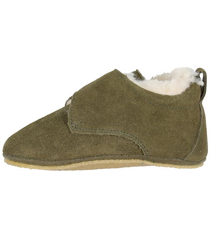 Wheat Leder-Krabbelschuhe Mit Futter - Taj - Dry Kiefer