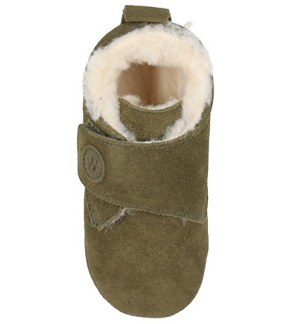 Wheat Leder-Krabbelschuhe Mit Futter - Taj - Dry Kiefer