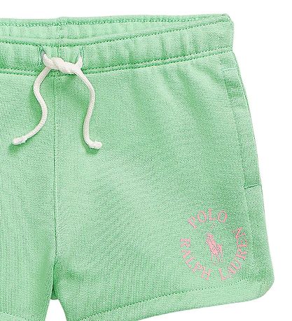 Polo Ralph Lauren Shorts - Longwood - Light Green w. Pink