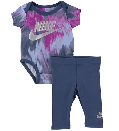 Nike Kroppsuppsättning - Byxor/Body k/ä - Diffuserad Blue