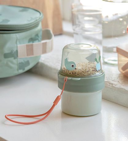 Done by Deer Container - To Go 2-Way Snack - Green
