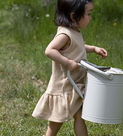 Petit Piao Dress - Waffle - Dark Sand