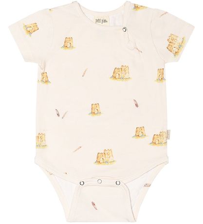 Petit Piao Bodysuit s/s - Printed - Castle