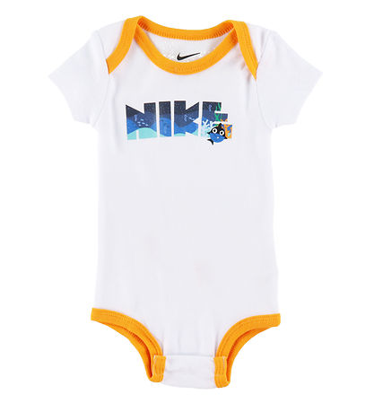 Nike Set - Mütze/Lätzchen/Body k/ä - Blau/Weiß