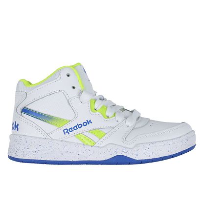 Reebok Shoe BB4500 Court Kids Enfants White Blue Green KW IE
