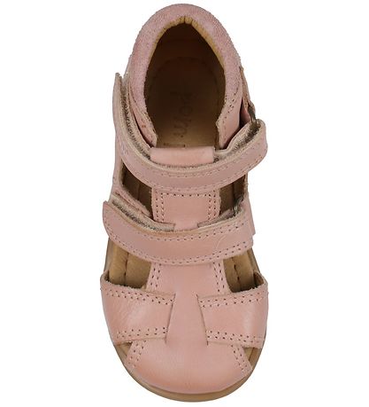 Pom Pom Sandals - Starters Two Velcro - Rose