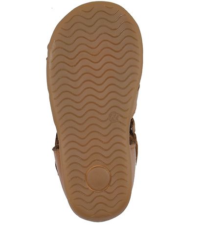 Pom Pom Sandals - Starters Velcro - Camel