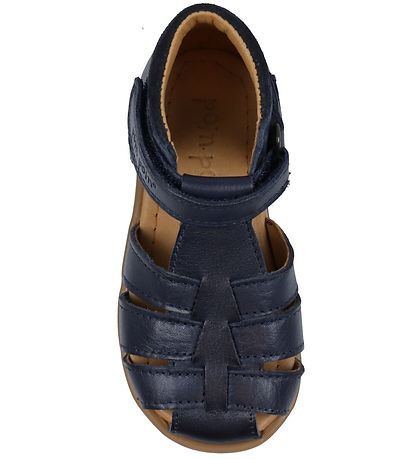 Pom Pom Sandals - Starters Velcro - Navy