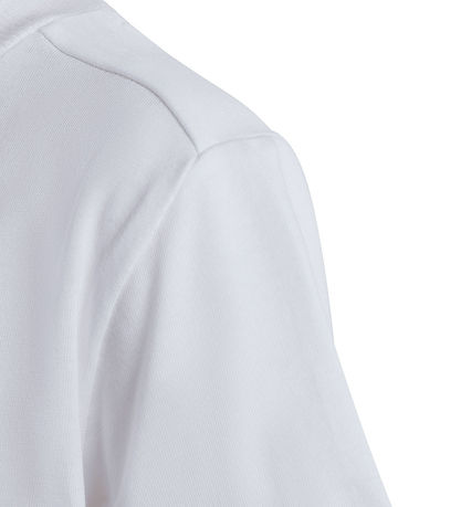 adidas Performance Stuttermabolur - LK Lín CO Tee - Hvítt/Svart