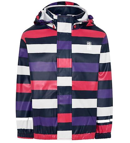 LEGO Wear Regenjacke - PU - Jamaica 102 - Lila/Wei/Fuchsia ges