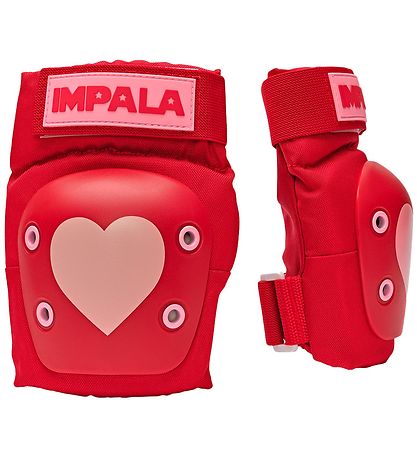 Impala Protection Set - Adult - Red Hearts