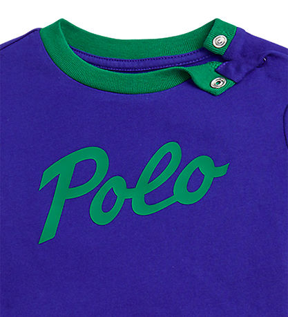 Polo Ralph Lauren T-shirt/Sweat Shorts - Classic - Blue/Green