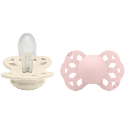 BIBS Infinity Schnuller - 2er-Pack - Gr. 2 - Symmetrisch - Ivory